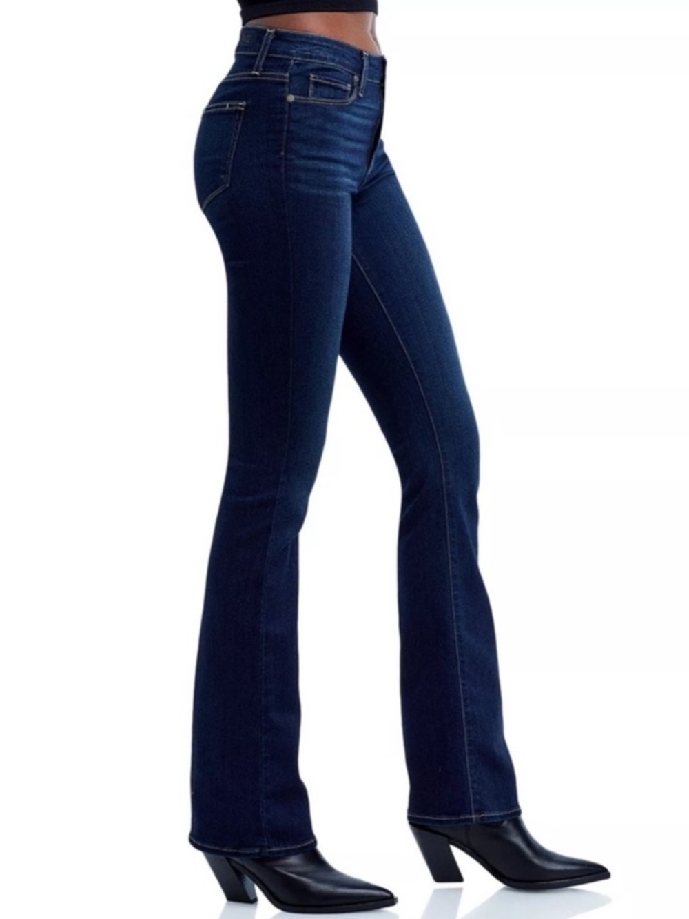 Paige 32x35 High Rise Manhattan Boot Gardena Jeans bootcut indigo